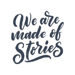 Fototapeta premium Abstract lettering about books and reading for poster design. Handwritten letters. Typography funny quote. Vector