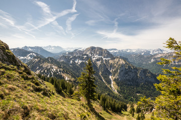 Fototapeta na wymiar Mountains Alpy Tegelberg