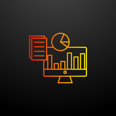 reports nolan icon. Elements of startup set. Simple icon for websites, web design, mobile app, info graphics