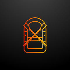 inflatable boat nolan icon. Elements of camping set. Simple icon for websites, web design, mobile app, info graphics