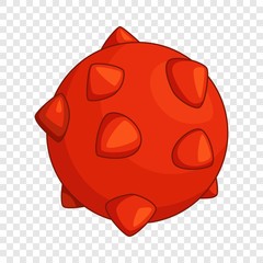 Mars planet icon. Cartoon illustration of Mars planet vector icon for web