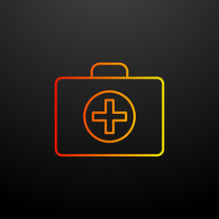 first-aid kit nolan icon. Elements of camping set. Simple icon for websites, web design, mobile app, info graphics