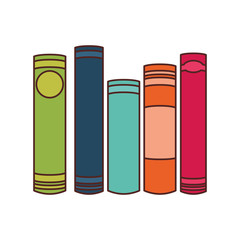 Group of books and hand design