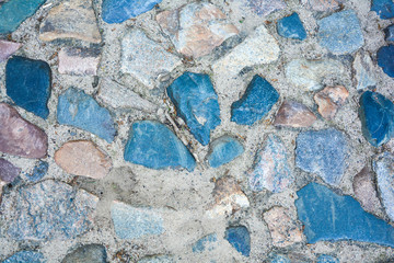 Abstract road texture made of stones.Paving Stones Road Texture