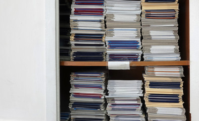 Archives documents files and folders data base papers