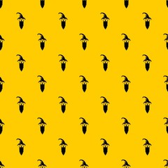 Wizard pattern seamless vector repeat geometric yellow for any design