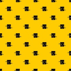 Sword box illusion pattern seamless vector repeat geometric yellow for any design