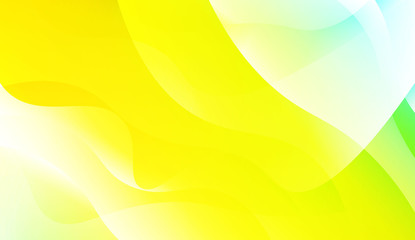 Abstract Shiny Waves. For Your Design Ad, Banner, Cover Page. Vector Illustration with Color Gradient.