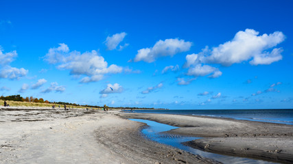 beach at baltic sea