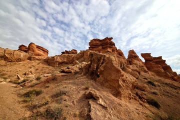 Fototapeta premium Canyon of the Charyn River in Kazakhstan.