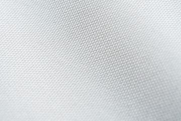 Plakat White Nylon Fabric Texture Background. Thick Fabric for Backpacks and Sports Equipment