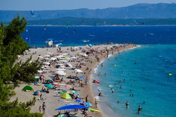 Printed roller blinds Golden Horn Beach, Brac, Croatia Zlatni Rat Beach, Brač Island, Croatia