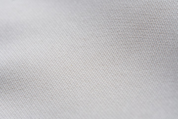 Fototapeta na wymiar White Nylon Fabric Texture Background. Thick Fabric for Backpacks and Sports Equipment