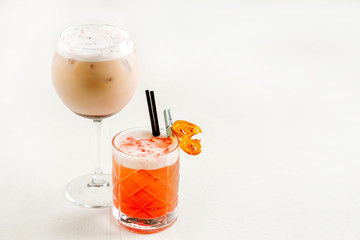 Variety summer drinks.