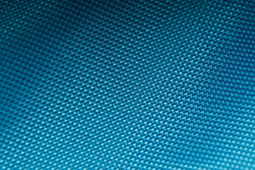 Blue Nylon Fabric Texture Background. Thick Fabric for Backpacks and Sports Equipment