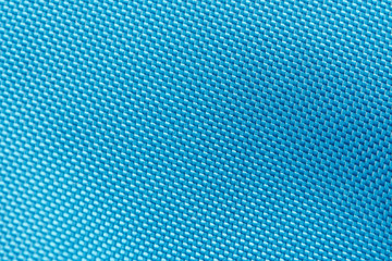 Blue Nylon Fabric Texture Background. Thick Fabric for Backpacks and Sports Equipment - obrazy, fototapety, plakaty