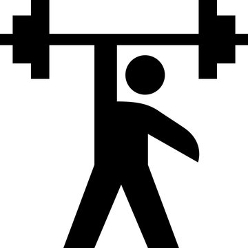 recommend clip art: One Arm Lift Vector Icon
