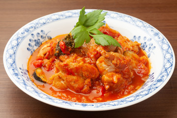 鶏肉のトマト煮
