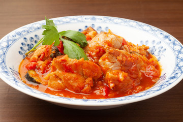 鶏肉のトマト煮