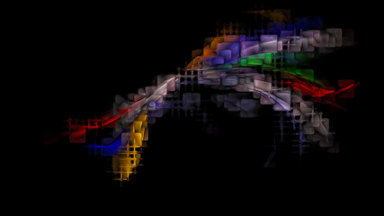 Background design of fractal pattern and rich texture on the theme of imagination, creativity and art. Abstract textures, stains, play.