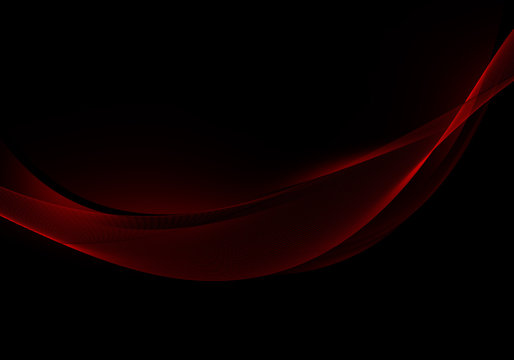 Abstract background waves. Black and red abstract background for wallpaper oder business card