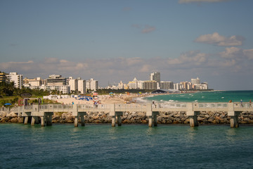 view of the miami beach