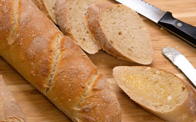 Baguettes French style bread