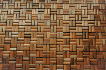 criss crossed wood square background texture