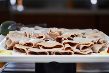 Buffet restaurant, the hotel restaurant