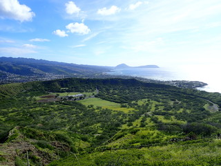 Fototapeta na wymiar Waikiki Honolulu Oahu Diamond Head