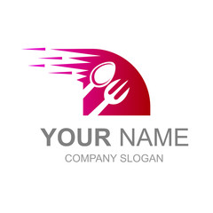 logo food with simple and attractive look, logo ready to use