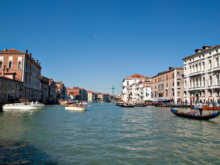 Fototapeta na wymiar Cruising in Venice, Italy