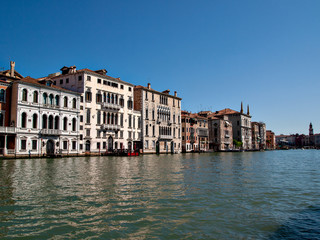 Fototapeta na wymiar Cruising in Venice, Italy