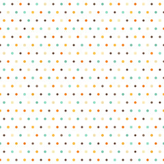 Polka dot pattern. Seamless vector background
