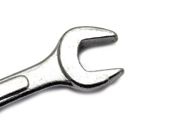 Close up of wrenches isolated on white