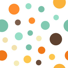 Circle pattern. Seamless vector background