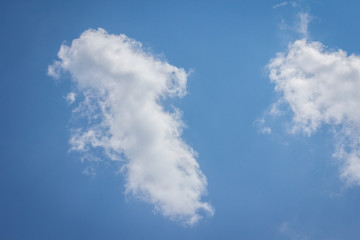 Blue sky with cloud