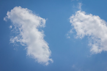 Blue sky with cloud