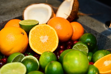 oranges and lemons, citrus fruits