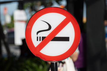 No smoking sign