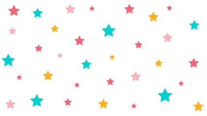 Naklejka na ściany i meble Abstract Stars pattern with Soft gradient pastel background in sweet color