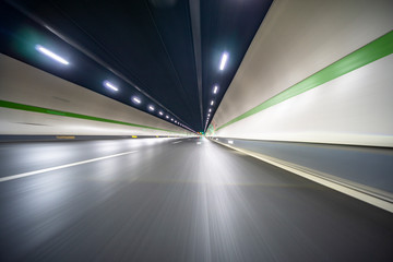 road in tunel
