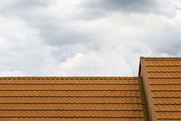 Tiles roof pattern architecture