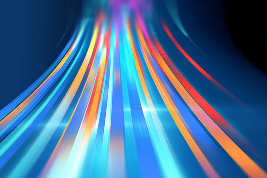 colorful geometric  speed line abstract technology background
