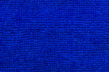 The texture of the carpet is blue. background.
