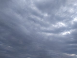 light white on dark sky rainy season