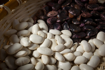 Beans in a basket