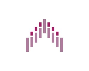 Audio Sound logo template wave design concept icon