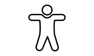 Obraz premium Sport exercise icon for fitness and workouts