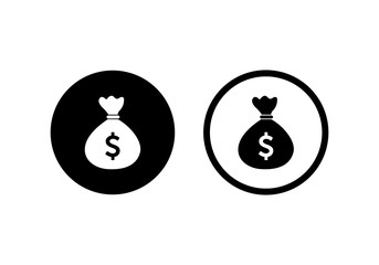 Money bag icon Vector